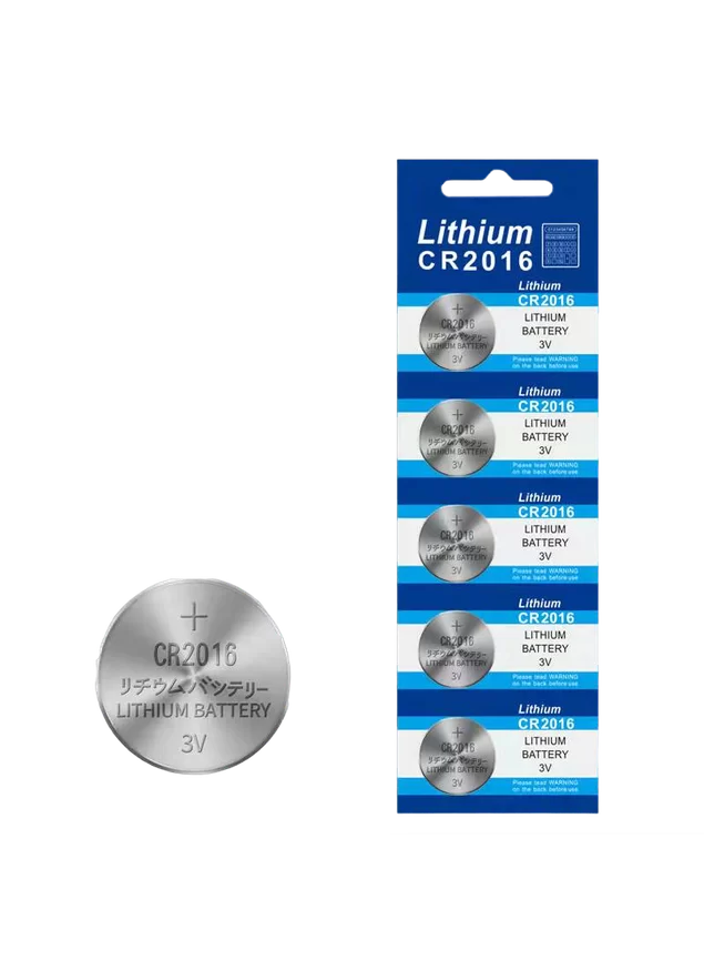 Bateria CR2016 lithium para relógios e outros eletrônicos 3v 5UN TC0646 - MEGA IMPÉRIO