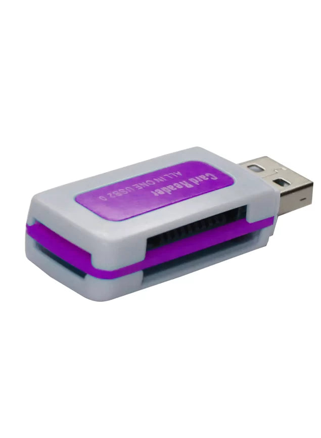 Adaptador USB com leitor de cartão de memória TC0070 - MEGA IMPÉRIO