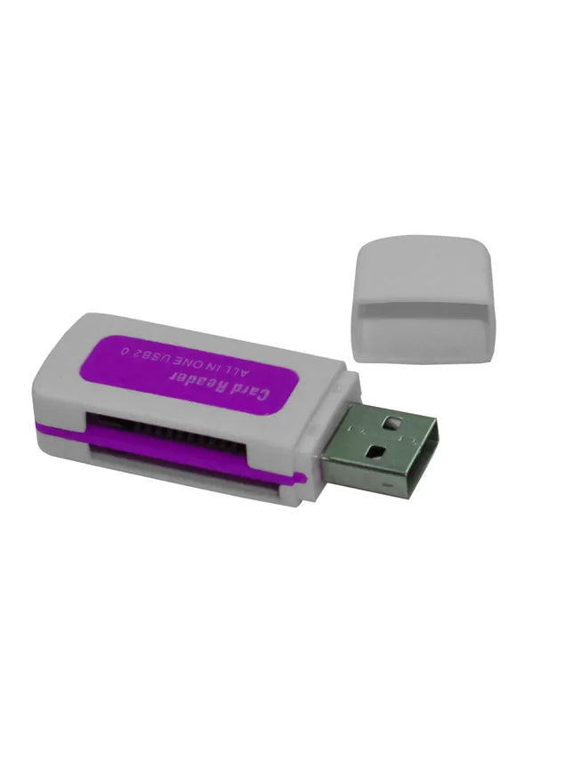 Adaptador USB com leitor de cartão de memória TC0070 - MEGA IMPÉRIO